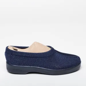 Almada Navy Slip Ons