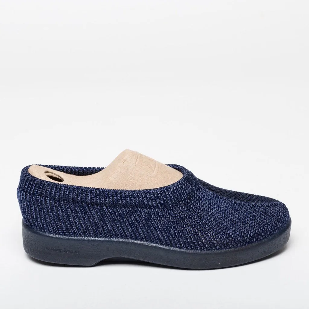 Almada Navy Slip Ons