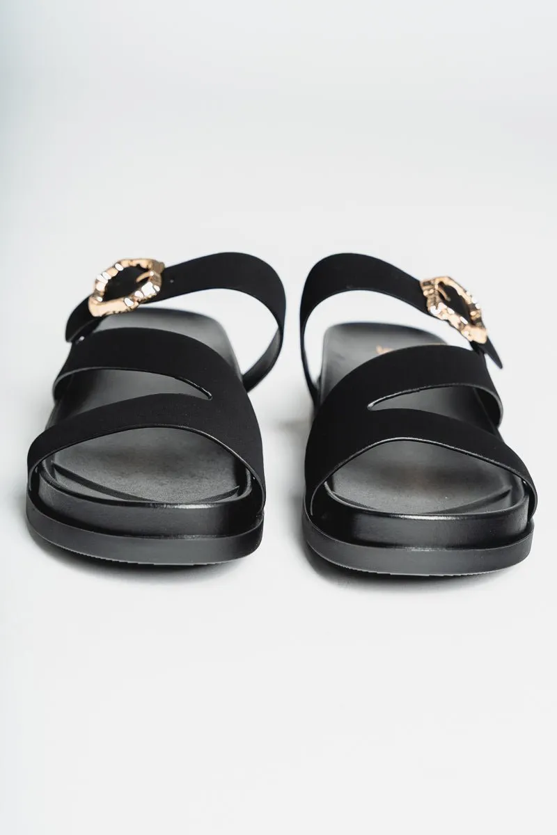 Astrid strappy sandal black