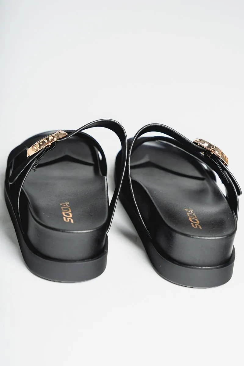 Astrid strappy sandal black