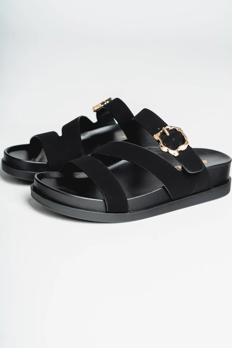 Astrid strappy sandal black