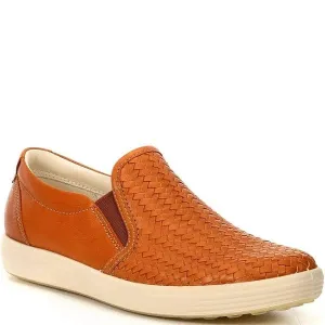 Ecco Women's Soft 7 Slip On Sneakers- Lion
