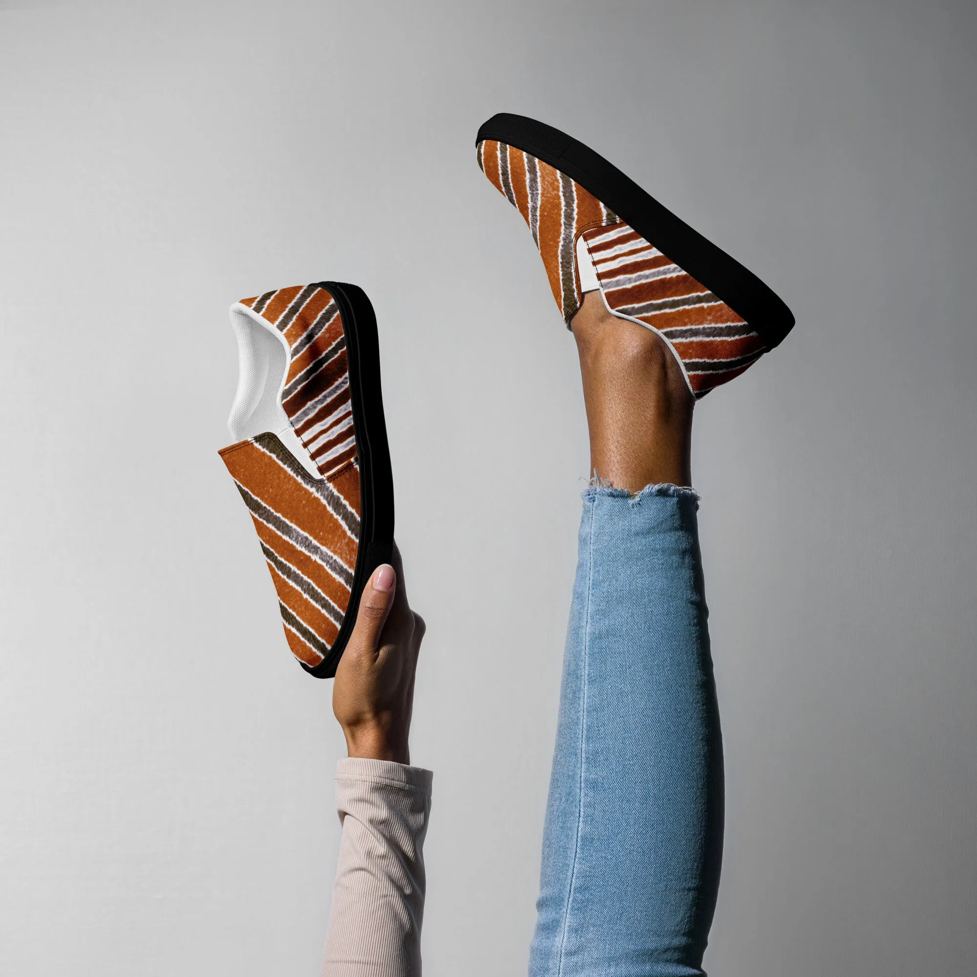 Feeling Revengeful - Womens Slip-On Canvas Shoes