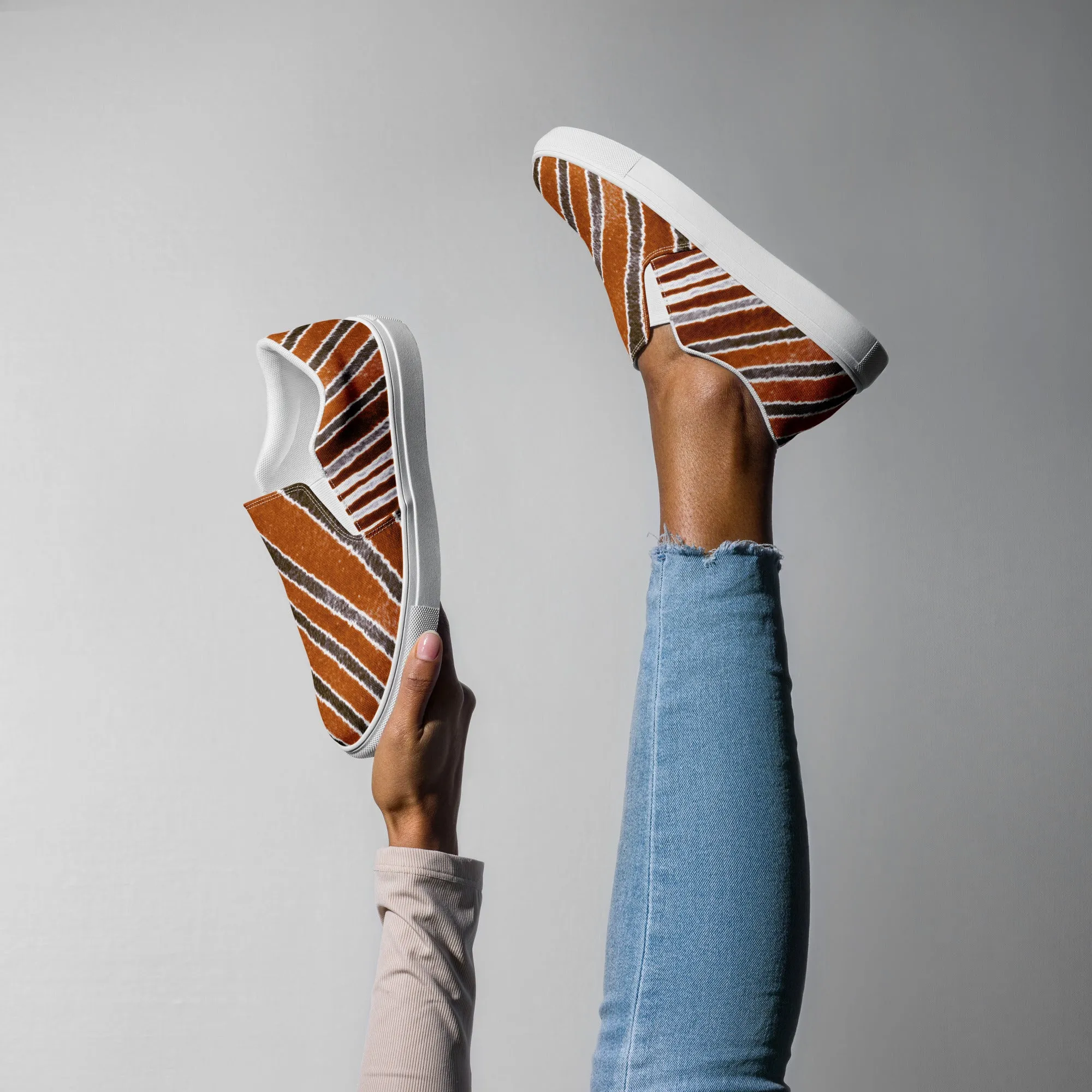 Feeling Revengeful - Womens Slip-On Canvas Shoes