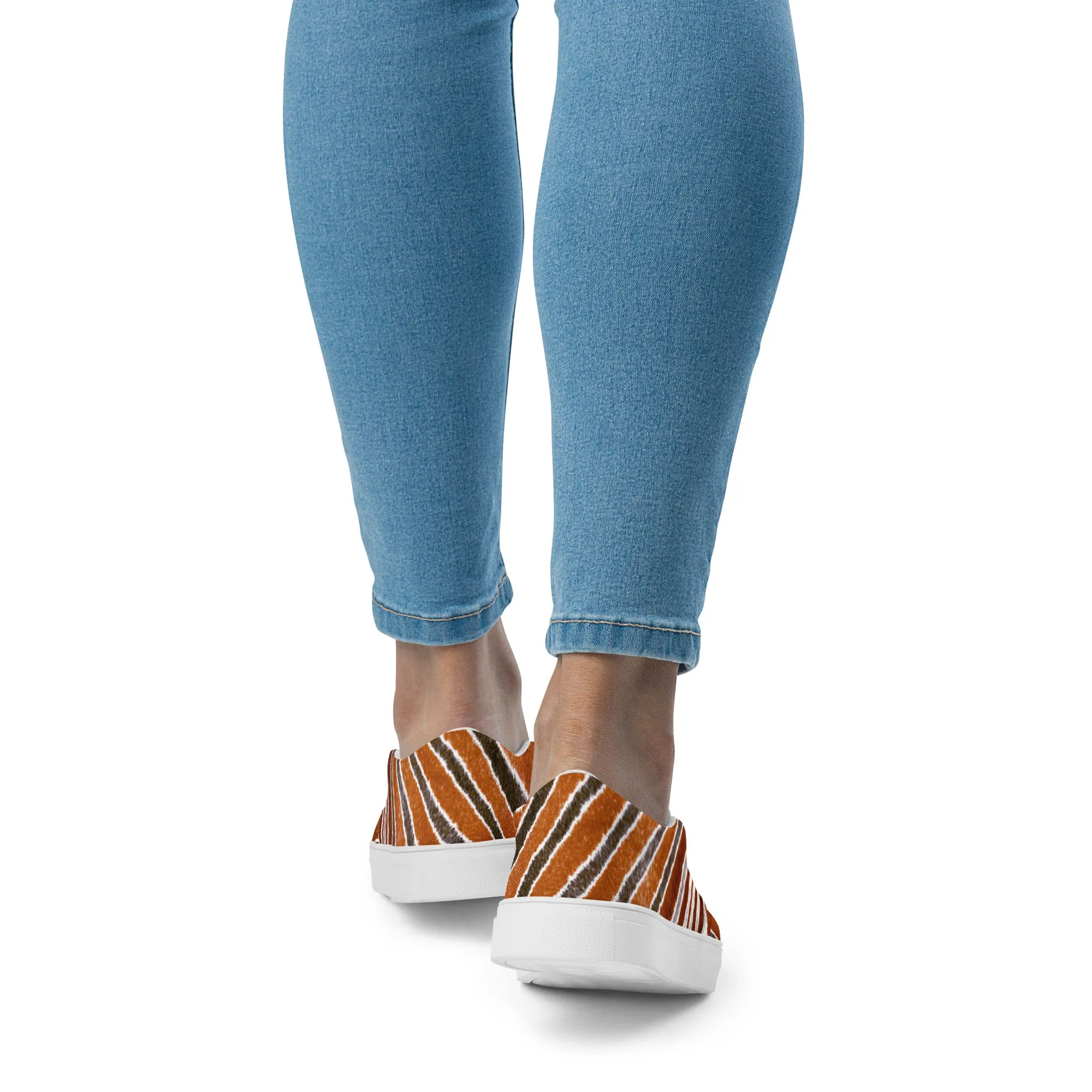 Feeling Revengeful - Womens Slip-On Canvas Shoes