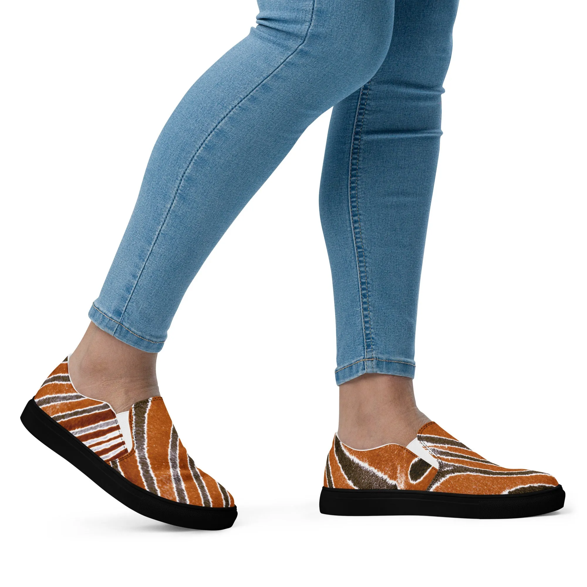 Feeling Revengeful - Womens Slip-On Canvas Shoes