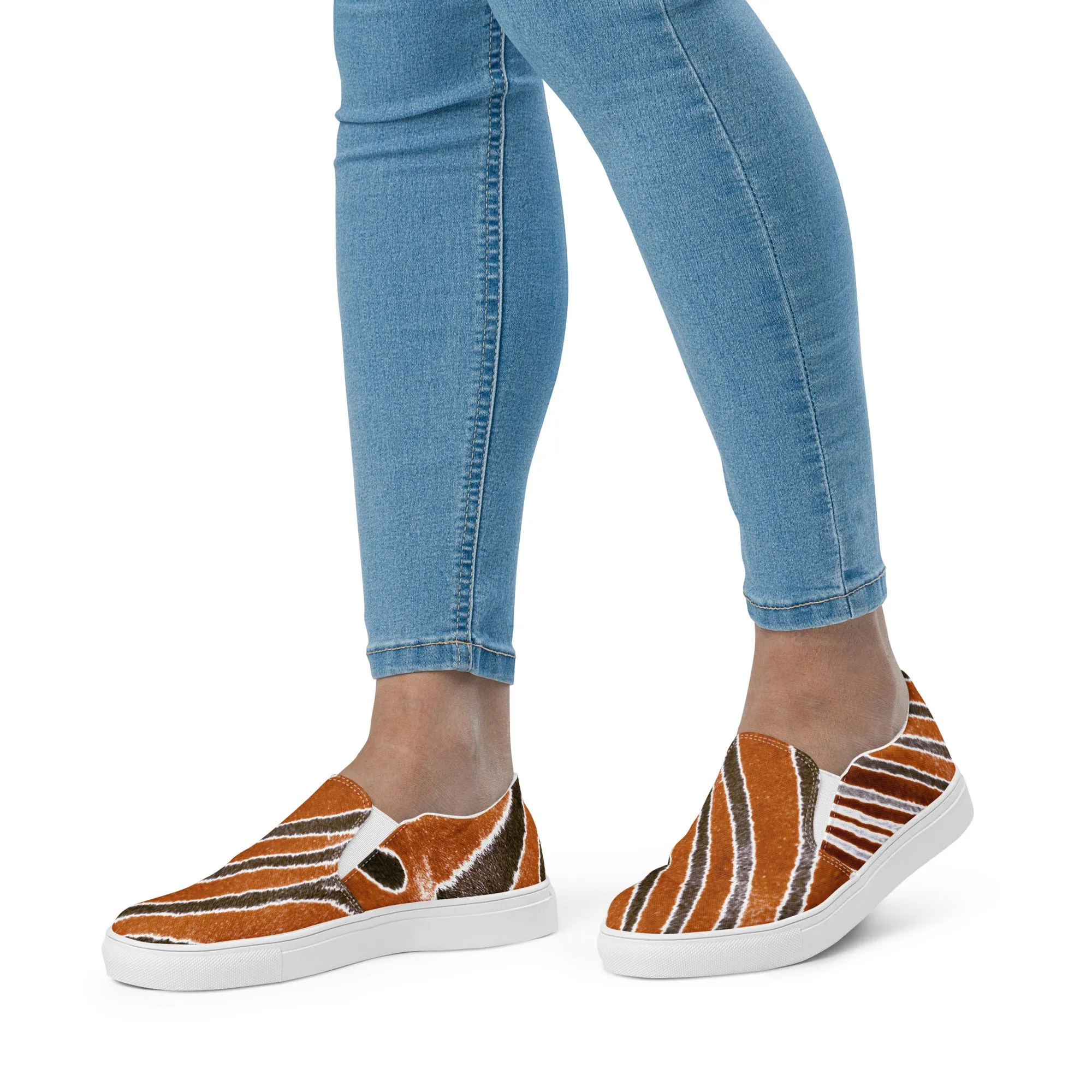 Feeling Revengeful - Womens Slip-On Canvas Shoes