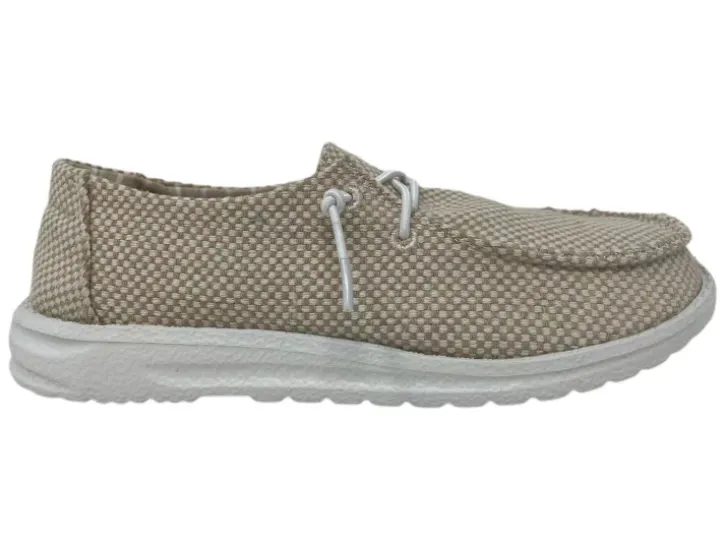 Gypsy Jazz Natural Amelia Checkered Slip-Ons
