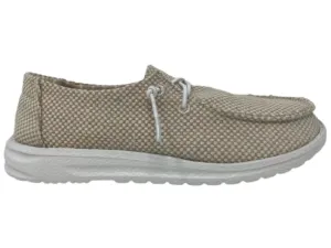 Gypsy Jazz Natural Amelia Checkered Slip-Ons