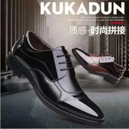 Men Lace Up Formal Dress Luxury Business Oxford Shoes
