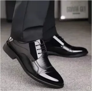 Men Lace Up Formal Dress Luxury Business Oxford Shoes