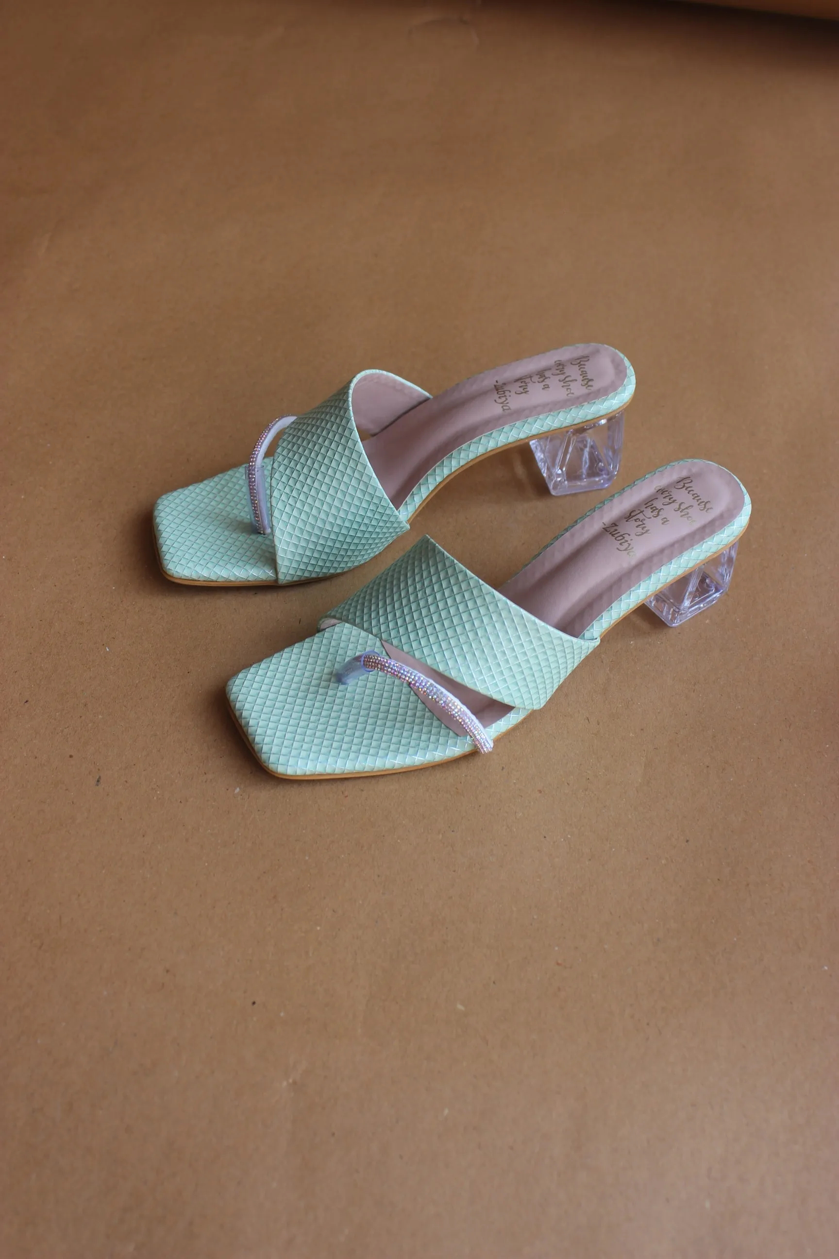 Minty love heels