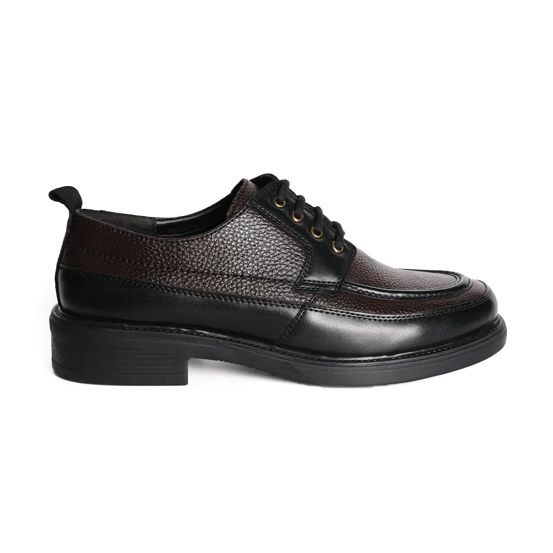 Monkstory Cosmopolitan Derby Lace-Ups  - Black/Brown