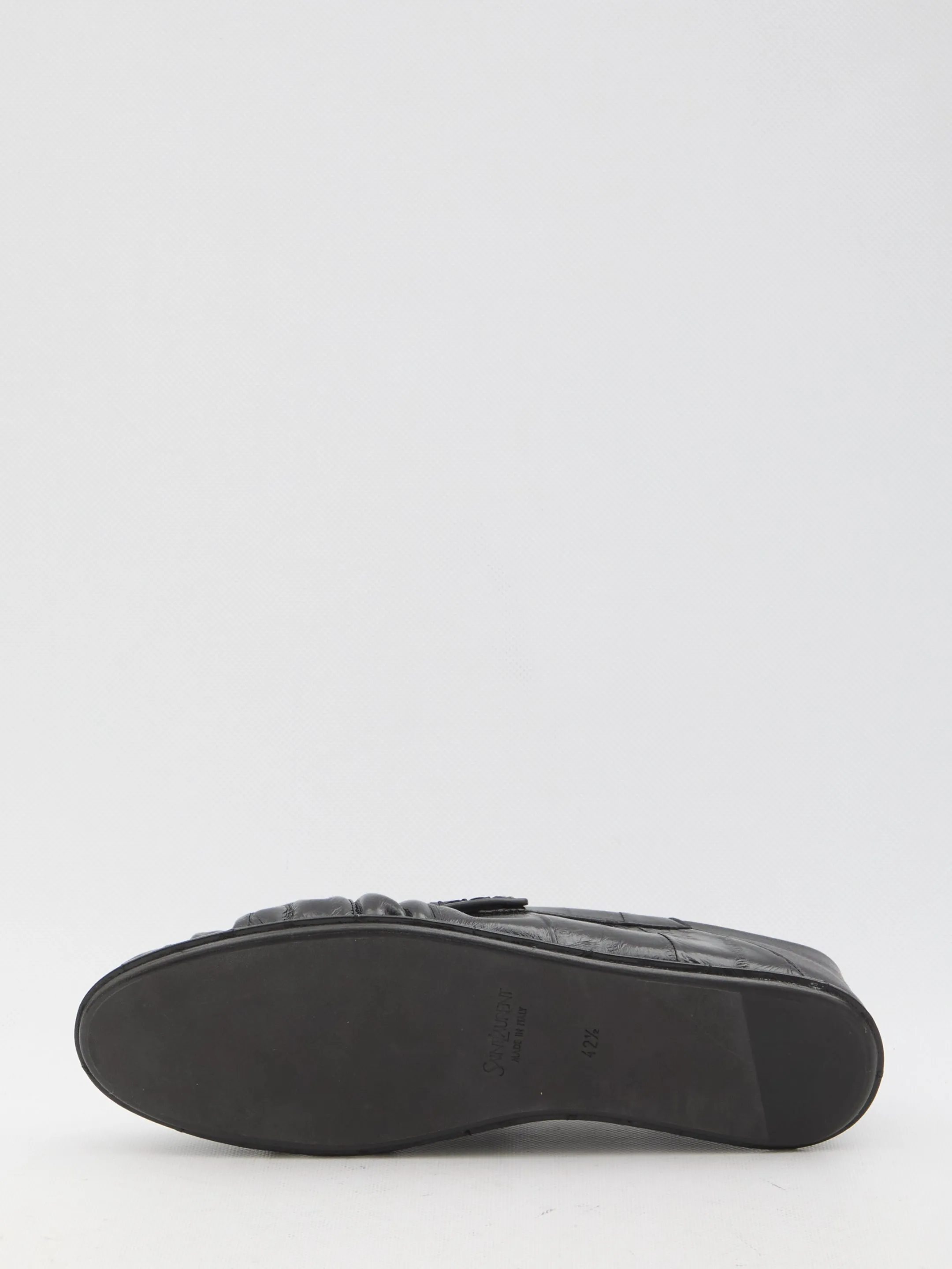 Saint Laurent Mocassins With Gathered Effect