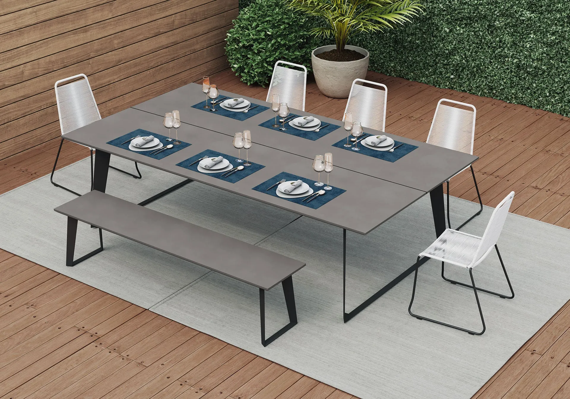 Shadow Concrete Ping Pong (indoor/outdoor)