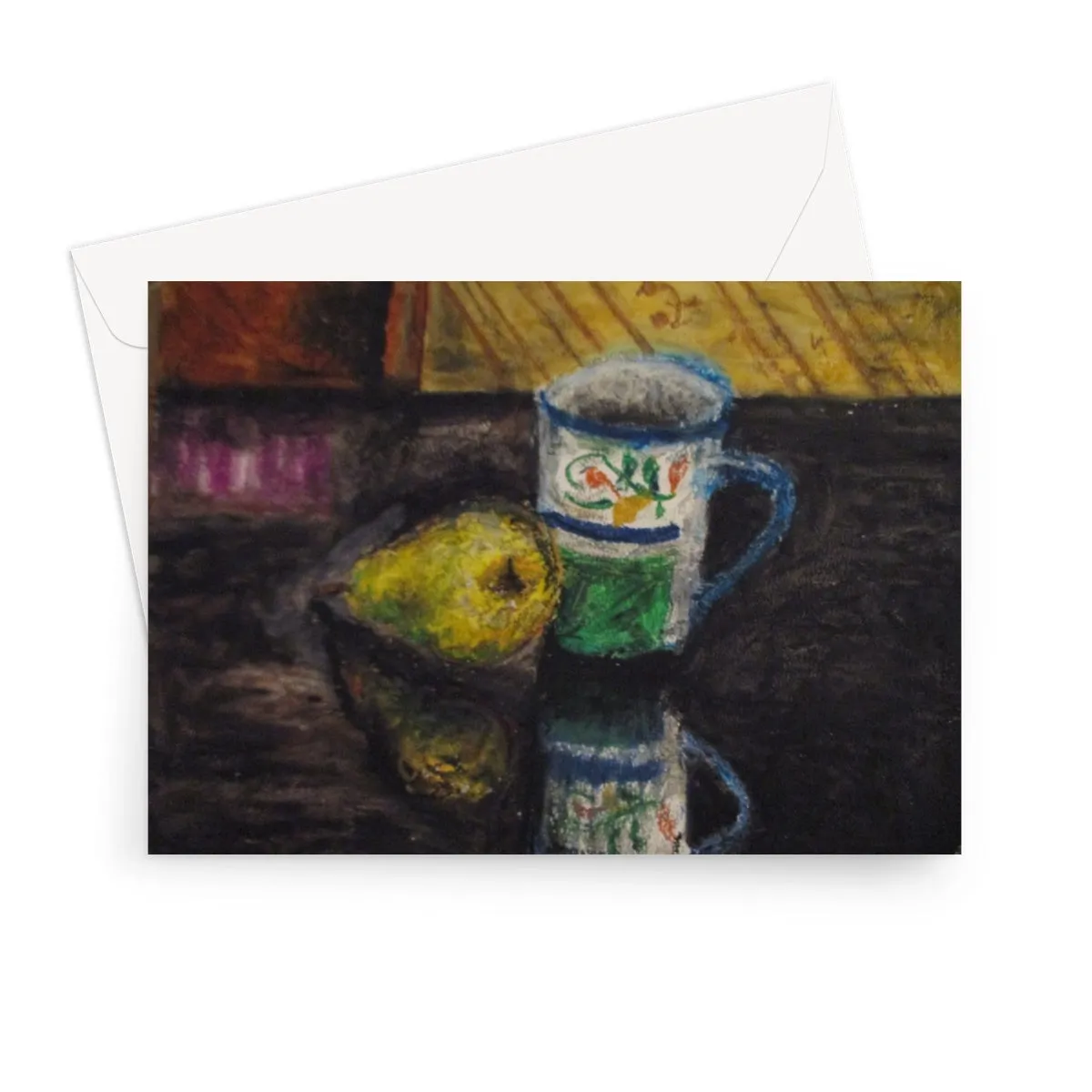 Still Life Pared Cup ~ Greeting Card