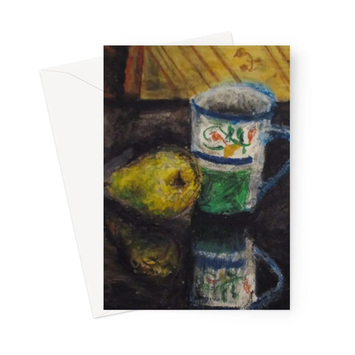 Still Life Pared Cup ~ Greeting Card