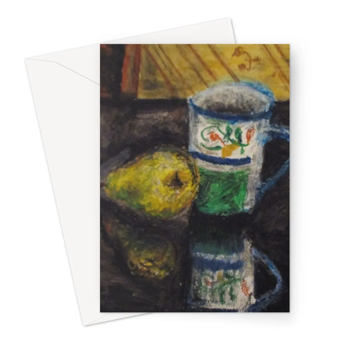 Still Life Pared Cup ~ Greeting Card