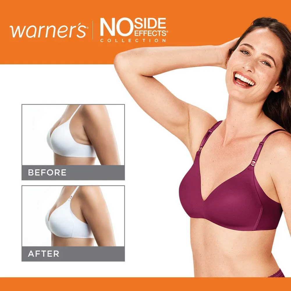 Warner's Women's No Side Effects Wire-Free Contour Bra
