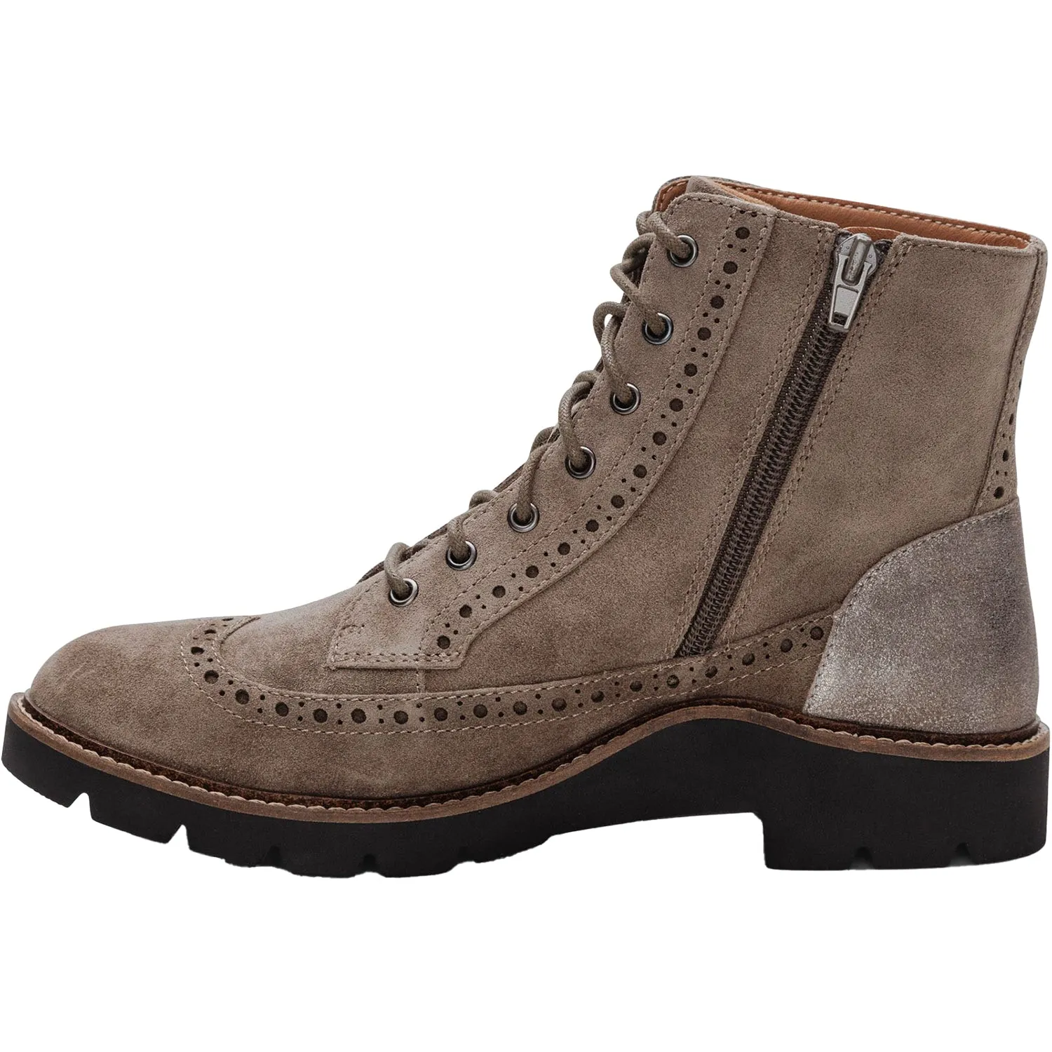Women's Aetrex Margot Taupe Suede